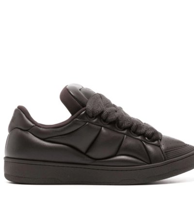Bnwt Aw23 Lanvin Curb Xl Low Top Sneakers Cacao 44