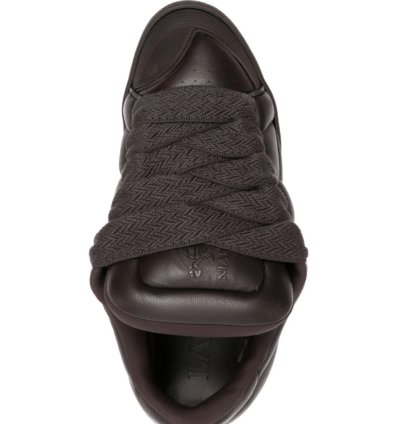 Bnwt Aw23 Lanvin Curb Xl Low Top Sneakers Cacao 45