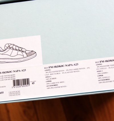 Bnwt Aw23 Lanvin Curb Xl Low Top Sneakers Cacao 45