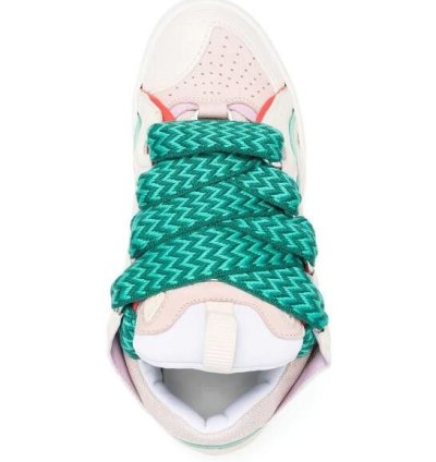 Bnwt Ss22 Lanvin Curb Lace Up Sneakers 38