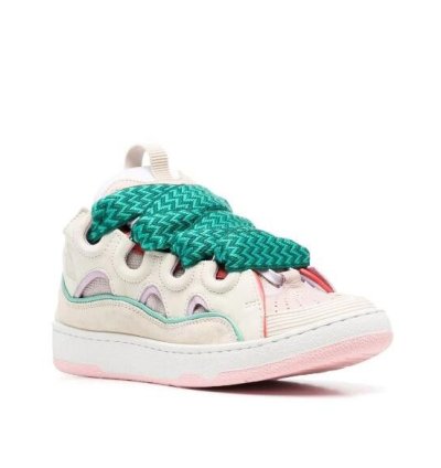 Bnwt Ss22 Lanvin Curb Lace Up Sneakers 39