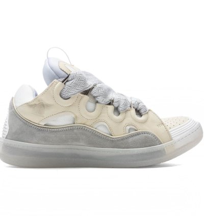 Bnwt Ss23 Lanvin Curb Sneakers Beige 41