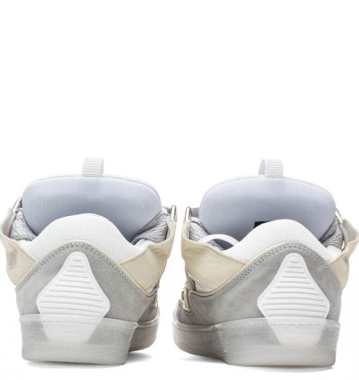 Bnwt Ss23 Lanvin Curb Sneakers Beige 44