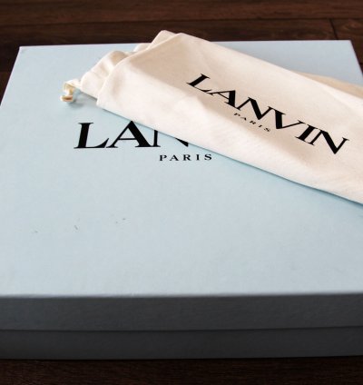 Bnwt Ss23 Lanvin Curb Sneakers Beige 44