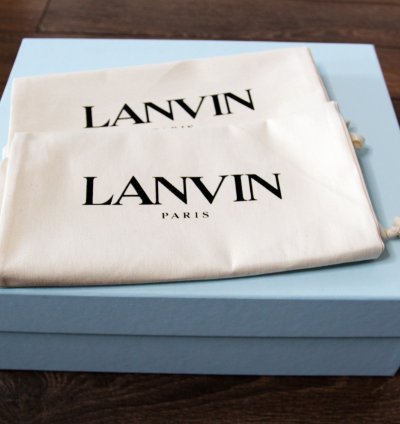 Bnwt Ss23 Lanvin Curb Sneakers Black 41