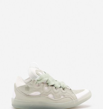 Bnwt Ss23 Lanvin Curb Sneakers Sage 43