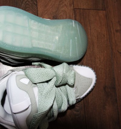 Bnwt Ss23 Lanvin Curb Sneakers Sage 43