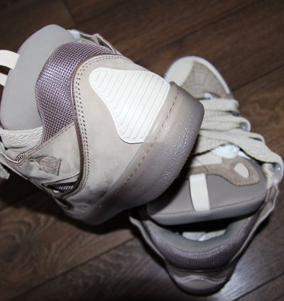 Bnwt Ss23 Lanvin Curb Sneakers Taupe 44