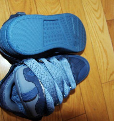 Bnwt Ss24 Lanvin Basket Curb Monochrome Sneakers Blue 40