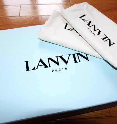 Bnwt Ss24 Lanvin Basket Curb Monochrome Sneakers Blue 41