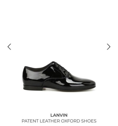 Brand New - Lanvin Patent Leather Oxfords