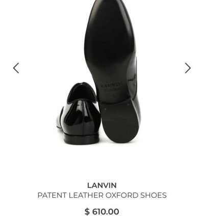 Brand New - Lanvin Patent Leather Oxfords