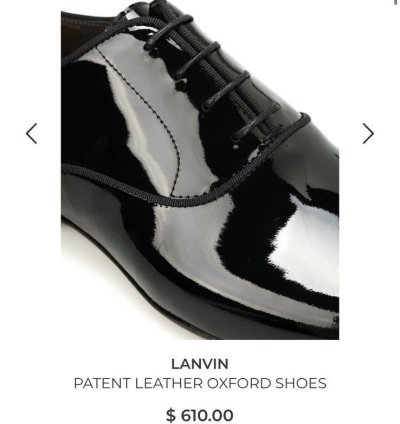 Brand New - Lanvin Patent Leather Oxfords