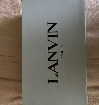 Brand New Lanvin Clay Low Top Sneakers Black White