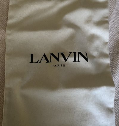 Brand New Lanvin Clay Low Top Sneakers Black White
