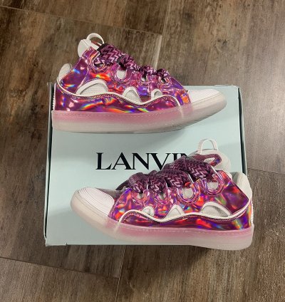 Brand New Lanvin Curb Sneaker Pink