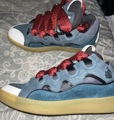 Brand New Lanvin Skate Sneakers Sz45 12us
