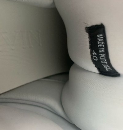 Brandnew Lanvin White Pink Turquoise Curb Sneaker Sz 40