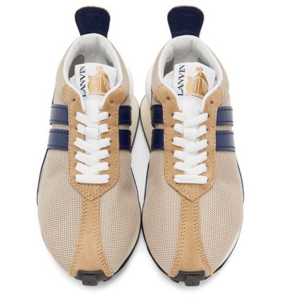 Bumper Mesh Leather Sneaker