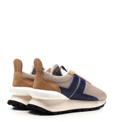 Bumper Mesh Leather Sneaker