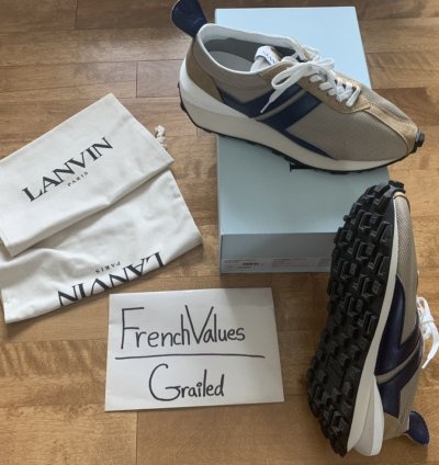 Bumper Mesh Leather Sneaker