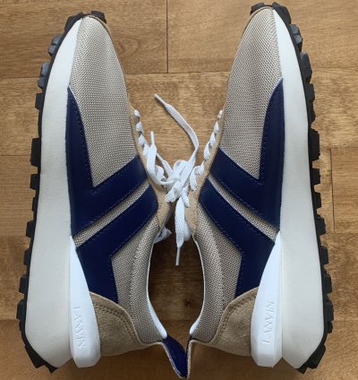 Bumper Mesh Leather Sneaker