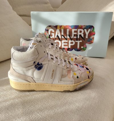 Clay High Top Leather Sneakers Eu40