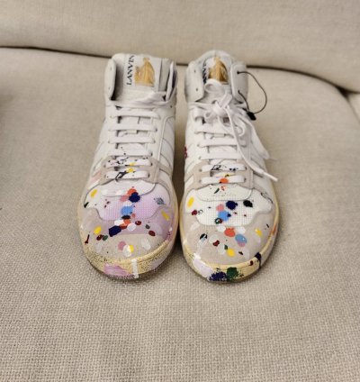 Clay High Top Leather Sneakers Eu40