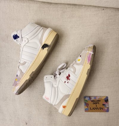 Clay High Top Leather Sneakers Eu40