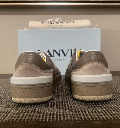 Clay Low Top Sneakers In Dark Grey Gold