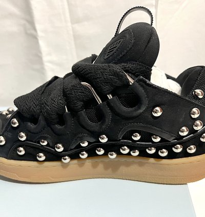 Curb Trainers Silver Studs