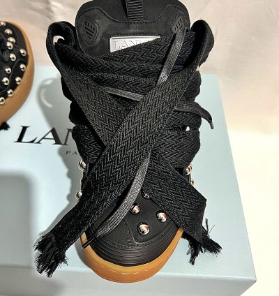 Curb Trainers Silver Studs