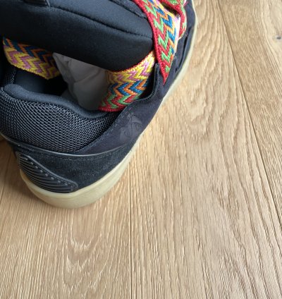 Ds Sold Out Lanvin Curb Sneakers In Black
