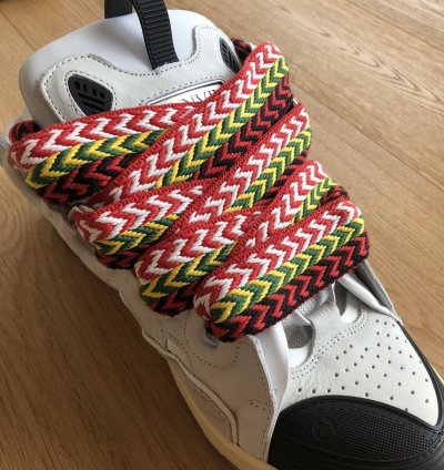 Ds Sold Out Lanvin Curb Sneakers In White