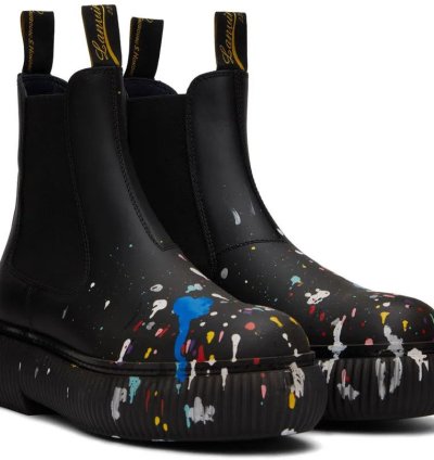 Eu41 Arpege Artist Paint Slip On Chelsea Ankle Boot Ss22