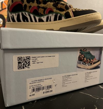 Final Drop Animal Curb Sneakers Sz 11