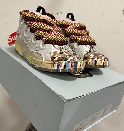 Gallery Dept Lanvin Printed Curb Sneakers