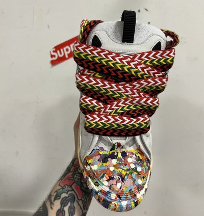 Gallery Dept Lanvin Printed Curb Sneakers