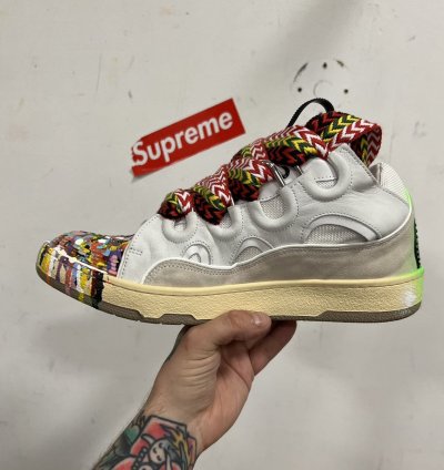 Gallery Dept Lanvin Printed Curb Sneakers