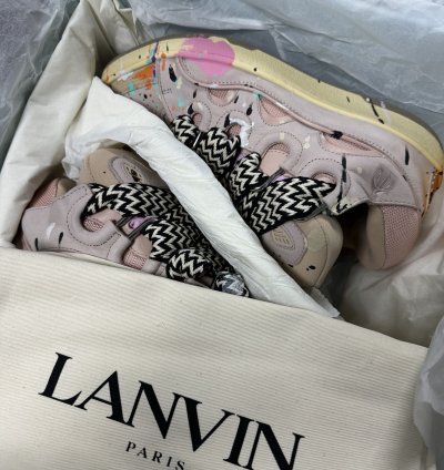 Gallery Dpet Lanvin Printed Curb Sneakers
