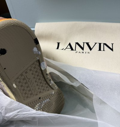 Gallery Dpet Lanvin Printed Curb Sneakers