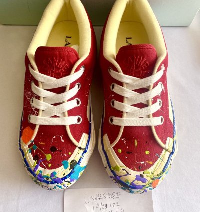 Gd Lanvin Melted Paint Sneaker 43