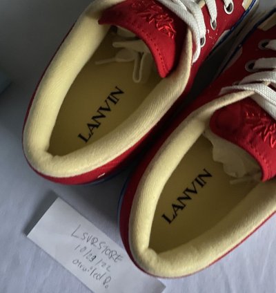 Gd Lanvin Melted Paint Sneaker 43