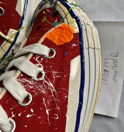 Gd Lanvin Melted Paint Sneaker 43