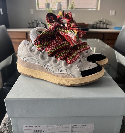 Lanvin - White Curb Sneaker