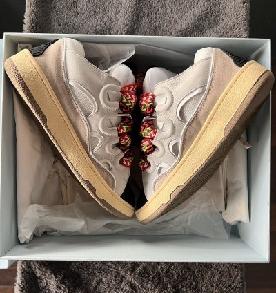 Lanvin - White Curb Sneaker