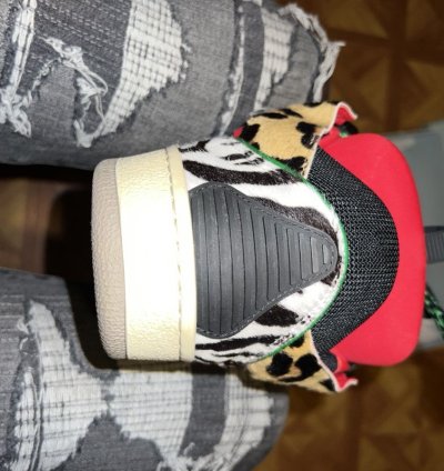 Lanvin Animal Print Cirb Skater Sneakers