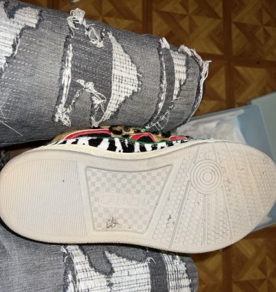 Lanvin Animal Print Cirb Skater Sneakers