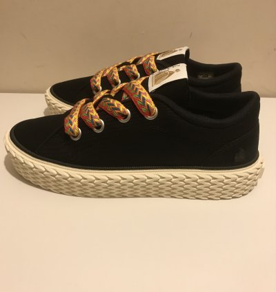 Lanvin Black Canvas Sneakers