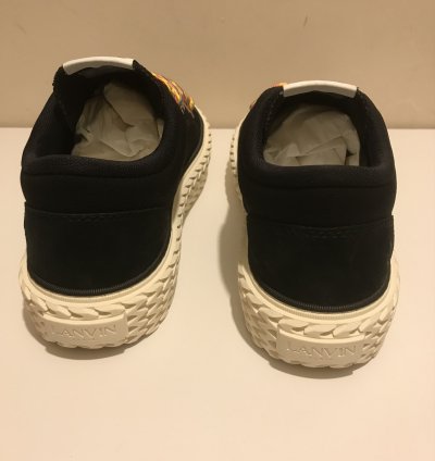 Lanvin Black Canvas Sneakers